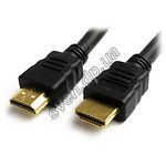 Фото Кабель Gemix GC 1457 HDMI to HDMI gold  5.0m v1.3 19M/M, блистер