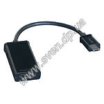 Фото Кабель SVEN HDMI F -- micro-USB (BM 11pin) MHL 0.2m  (art00562)