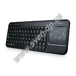Фото Клавиатура Logitech Wireless Touch Keyboard K400 black, USB, box (920-003130 )
