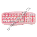Фото Клавиатура SVEN BLONDE USB pink