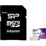 Фото microSD XC 128 GB SILICON POWER Superior Pro C10 UHS-I U3 A1 V30 (SP128GBSTXDU3V20AB) с переходником