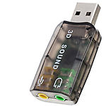 Фото Sound Card Dynamode USB-SOUNDCARD2.0 black (C-Media 6(5.1) каналов)