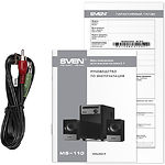 Фото Акустическая система SVEN MS-110 black, 2.1 5W Woofer + 2*2,5W speaker USB/SD #1
