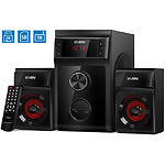 Фото Акустическая система SVEN MS-302 black, 2.1 20W Woofer + 2*10W speaker, FM, SD, LED display, ДУ #7