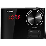 Фото Акустическая система SVEN MS-305 black, 2.1 20W Woofer + 2*10W speaker, BT,FM, SD, LED display, Д #6