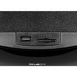 Фото Акустическая система SVEN MS-305 black, 2.1 20W Woofer + 2*10W speaker, BT,FM, SD, LED display, Д #5