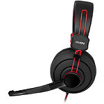 Фото SVEN AP-G888MV black-red наушники с микрофоном (кожаные) Джек 3,5мм 4pin, адаптер 1м для ПК #3