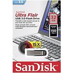 Фото USB Flash 32Gb SanDisk Ultra Flair USB3.0 Black-silver (SDCZ73-032G-G46) #1