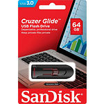 Фото USB Flash 64Gb SanDisk Cruzer Glide Black USB 3.0 (SDCZ600-064G-G35) #1