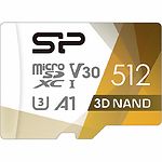 Фото microSD XC 512 GB SILICON POWER Superior Pro C10 UHS-I U3 A1 V30 ( SP512GBSTXDU3V20AB) SD адаптер #2