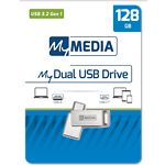 Фото USB Flash  128GB MyMedia MyDual by Verbatim {69271} USB 3.2/USB Type-C Silver