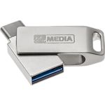 Флешка MyMedia MyDual by Verbatim {69271} USB 3.2/USB-C Silver 128GB - фото