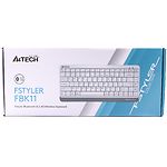 Фото Клавиатура A4Tech FBK11 White беспроводная A4tech Fstyler, Bluetooth + Wireless #1