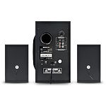 Фото Акустическая система REAL-EL M-370 black, 2.1 20W Woofer + 2*12 speaker, BT, FM, SD, USB, LED #2