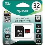 Фото microSD HC 32Gb Apacer UHS-I Class10 (AP32GMCSH10U5-R) с переходником SD, R85MB/s #2