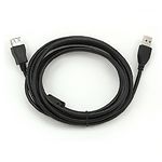 Фото Кабель Gembird Cablexpert CCF-USB2-AMAF-10, Premium, 3m удлинитель, ферро-фильтр, black #3