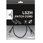 Фото Кабель patch cord  0.5м S/FTP Black Cablexpert PP6A-LSZHCU-BK-0.5M #1