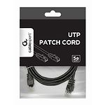 Фото Кабель patch cord  2м UTP Black Cablexpert PP12-2M/BK #1