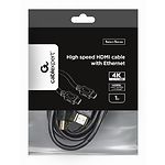Фото Кабель Gembird Cablexpert CC-HDMI4L-1M (HDMI to HDMI gold 1m v1.4) #1