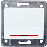 Фото Выключатель SVEN SE-101L белый wihte, одинарный  скрытого типа с индикатором /10 шт в уп. #3