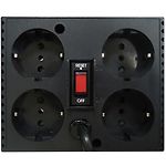 Фото Стабилизатор PowerCom TCA-3000 black, 1500W, 3-х ступенчатый, +/-30V при >7% отклонении от 220V #1