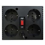Фото Стабилизатор PowerCom TCA-1200 black, 600W, 3-х ступенчатый, +/-30V при >7% отклонении от 220V #1