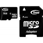Фото microSD HC 8GB Team Class10 (TUSDH8GCL1003) с SD переходником #2