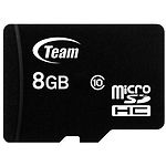 Фото microSD HC 8GB Team Class10 (TUSDH8GCL1003) с SD переходником #1