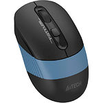 Мышь компьютерная A4 FB10CS (Ash Blue) Fstyler, беспроводная, Wireless + Bluetooth, до 3-х устройств - фото