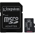 Фото microSD HC 16Gb KINGSTON Industrial Class10 A1 (SDCIT2/16GB) с SD переходником #1