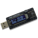 Фото USB тестер Dynamode KWS-V21, напряжение 3V-20V, сила тока до 3A, заряд батареи до 99999mAh