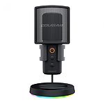 Фото Микрофон Cougar Screamer X настольный, подставка RGB с концентратором USB 3.0, черный цвет
