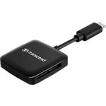 Картридер Transcend TS-RDC3 USB3.1 Gen1 Type-C (SD/microSD) Black - фото