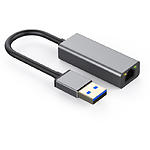 Фото Адаптер Dynamode DM-AD-GLAN USB3.0 Type-A --> LAN Ethernet 10/100/1000Мб/с RJ-45,RTL8153,кабель 13см