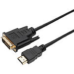 Кабель Dynamode DM-CL-HDMI-DVI-1.8M, HDMI male <-> DVI (24+1) male, 1.8м - фото
