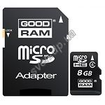 Фото microSD HC 8GB GOODRAM Class 4 (с переходником на полный SD M40A-0080R11)