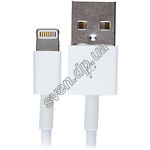 Фото Кабель Gemix GC 1924 1.8м, USB2.0 AM to Apple Lighting (iPhone 5, 5C, 5S, 6, 6 plus) white