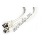 Фото Кабель patch cord  0.25м FTP White Cablexpert PP6-0.25M/W