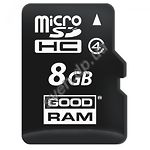 Фото microSD HC 8GB GOODRAM Class 4 (без переходника, M400-0080R11)