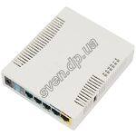 Фото Маршрутизатор Mikrotik RouterBoard (RB951Ui-2HND) WiFi, WAN 10/100Мbps, 5-port switch 10/100Мbps,