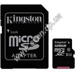 Фото microSD XC 128 GB Kingston Class 10 UHS-I (SDC10G2/128GB)