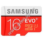 Фото microSD HC 16Gb Samsung EVO PLUS Class 10 (UHS-1, с переходником SD MB-MC16DA)