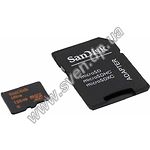 Фото microSD XC 128 GB SanDisk Ultra Class 10 UHS-I (c переходником на SD, SDSQUNC-128G-GN6MA)