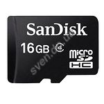 Карта памяти SanDisk Class 4 microSD HC 16Gb (без переходника , SDSDQM-016G-B35) - фото