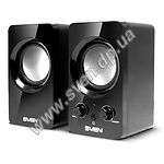 Фото Акустическая система SVEN 354 black, 2*2W speaker, 2mini-jack 3,5   USB
