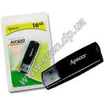Фото USB Flash 16Gb Apacer AH322 Black AP16GAH322B-1)