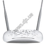 Фото Модем ADSL/маршрутизатор TP-Link TD-W8968, WiFi, Ethernet 4 port, ADSL2/2+, Splitter