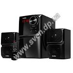 Фото Акустическая система SVEN MS-305 black, 2.1 20W Woofer + 2*10W speaker, BT,FM, SD, LED display, Д