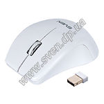Фото Мышка SVEN RX-610 Wireless (white) USB, 2 key, 1 Wheel, 1200dpi