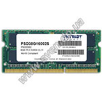 Фото SO-DIMM 8GB DDR3 PC12800 (1600) PATRIOT (PSD38G16002S) 1.5V